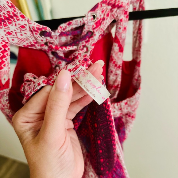 Free People You Made My Day Printed Maxi Dress, Wildflower Combo - Picture 6 of 8